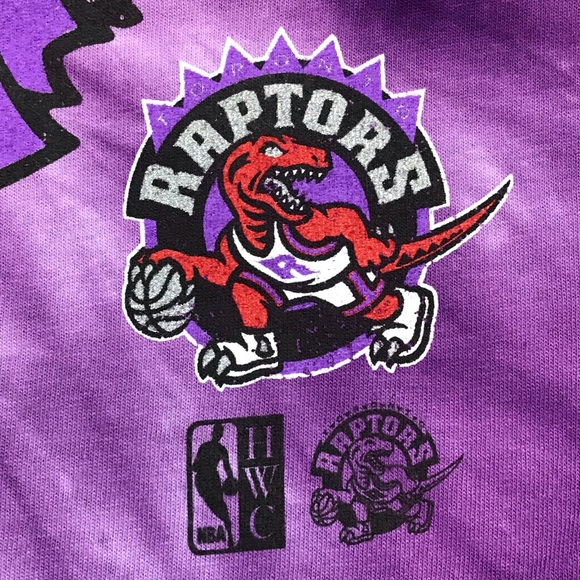 Mitchell & Ness Toronto Raptors NBA Hardwood Classics Men’s Purple Tie-Dye Shirt - Picture 4 of 7